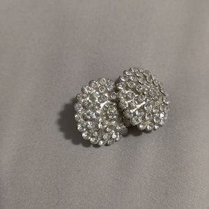Rhinestone Round Dressy Earrings